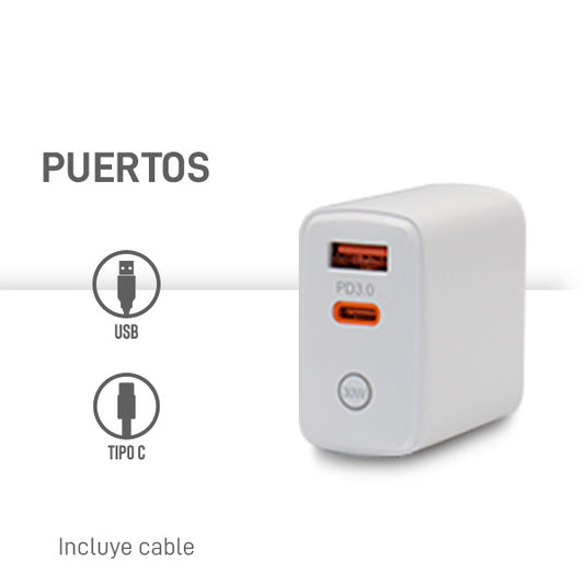 Cargador dual Buytiti 30W CAR-PD311